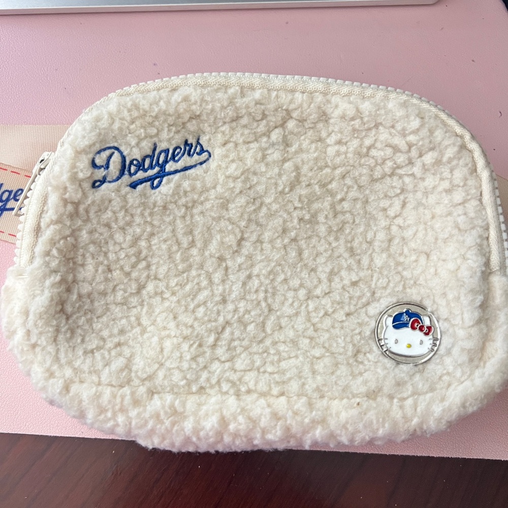 Cream Fleece Pouch